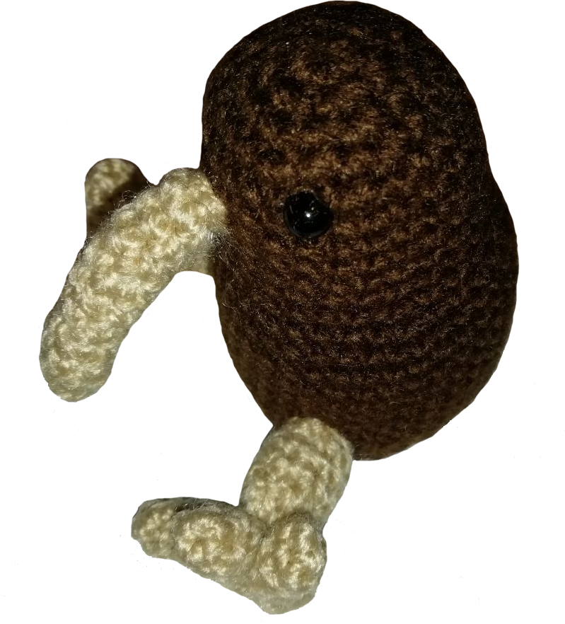 Bild Kiwi Vogel geäkelt